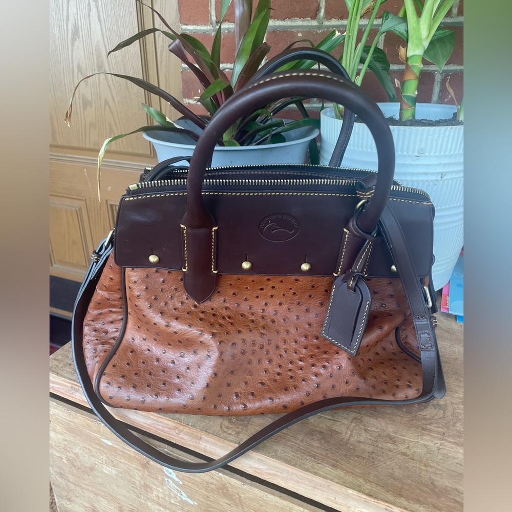 Vintage Ostrich Dooney and Bourke Purse